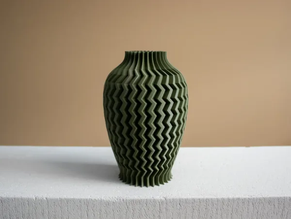 Textured Vase - ZigZag